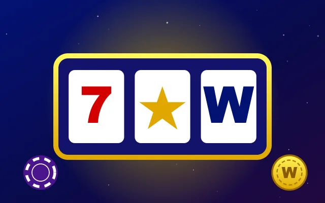 Games at Casino Wonaco: slot reels with sevens, a star and the W symbol Games at Casino Wonaco: slot reels with sevens, a star and the W symbol