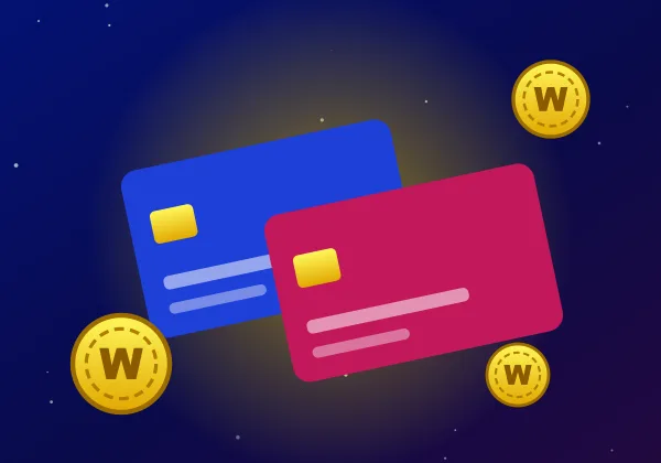Deposits and withdrawals at Wonaco: two bank cards and gold coins Deposits and withdrawals at Wonaco: two bank cards and gold coins